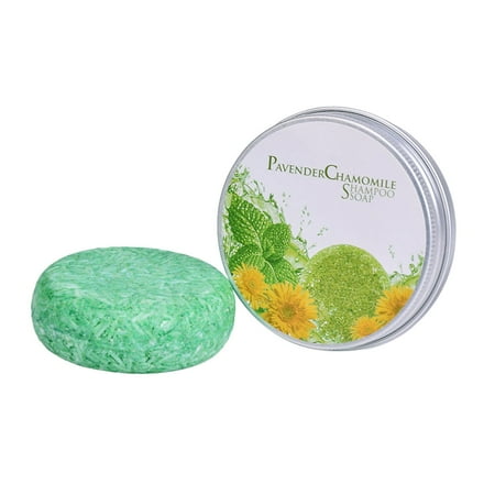 potrochi Solid Shampoo Bar, 100% Organic, Plant Based, SLS Free, Vegan, All Hair Types & Body Care | pH Balanced, Plastic Free | Eco Friendly, Safe For Travel (Chamomile)