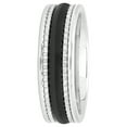 thumbnail image 2 of Men's Black and White Tungsten-Ceramic Ring, 7mm, 2 of 4