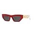 thumbnail image 3 of Versace 0VE4432U 538887 Women's Red Plastic Full Rim Sunglasses, 3 of 4