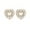 A, variant on GHSOHS Flat Back Earrings Fashion Temperament Cutout Diamond Heart Earrings for Women Jewelry Gifts Gold Earrings Party Jewelry Gift White Earrings for Women Fashion Earings Ear Ring
