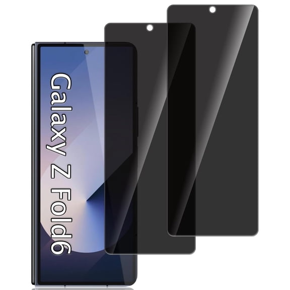 2-Pack Privacy Tempered Glass Screen Protector (Outside Screen) for Samsung Galaxy Z Fold 6