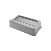 Brute 95 Gallon Rollout Trash and Recycling Bin With Lid - Blue