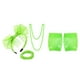 thumbnail image 1 of Advancent 1 Juego de disfraces individuales de los años 80, luminosa, accesorios de Cosplay, ropa de propósito especial, accesorios de fiesta Kits de decoración para fiestas estilo1 verde Advancent HA060875-02, 1 of 6