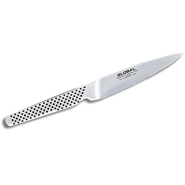 Global Forged Serrated Steak Knife, 4.25 in Blade Length