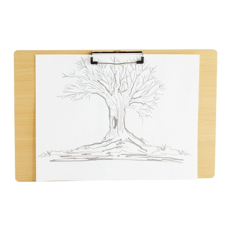 Tenceur 11x17 Clipboard Three Clip Tough Extra Large Clipboard Wooden  Horizontal Clipboard 11x17 Drawing Clipboard for School Office Home  Students