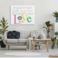 thumbnail image 2 of Stupell Industries Faith Hope Love Whimsical Floral Graphic Art Gallery Wrapped Canvas Print Wall Art, Design by Alli Rogosich, 2 of 7
