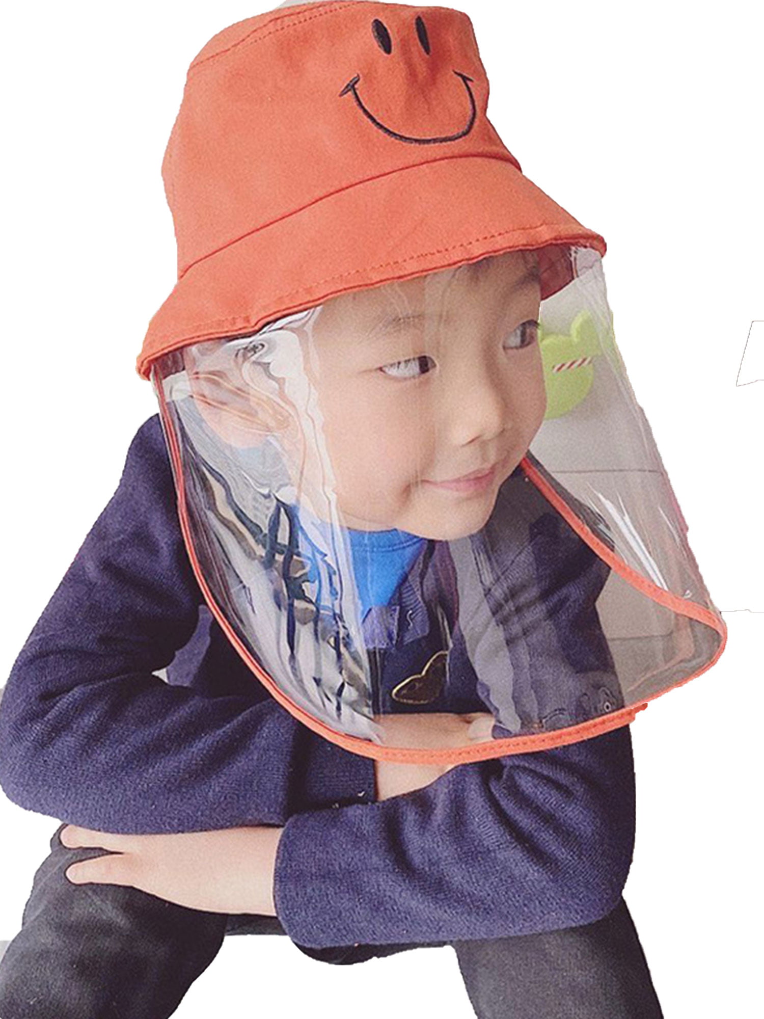 Kids Bucket Hat Outdoor Sun Protection Hat Dustproof Cap for Boys and Girls 