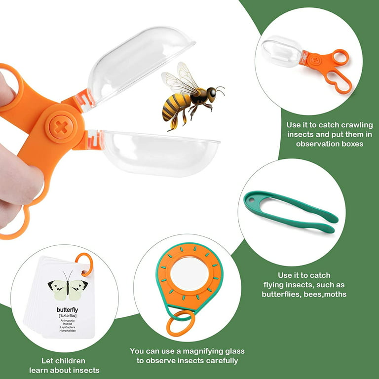Bug Catcher Kit for Kids - Outdoor Toys for Kids Ages 4-6 8-12,Birthday  Gift Science Experiments for Kids 6-8