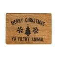 thumbnail image 2 of SDJMa Christmas Decor Welcome Mat for Front Door,Xmas Tree Snowflake Doormat with Thickened Non-Slip PVC Backing, 24x16in Coir Layered Welcome Door Mat for Christmas Farmhouse Home Decor, 2 of 8