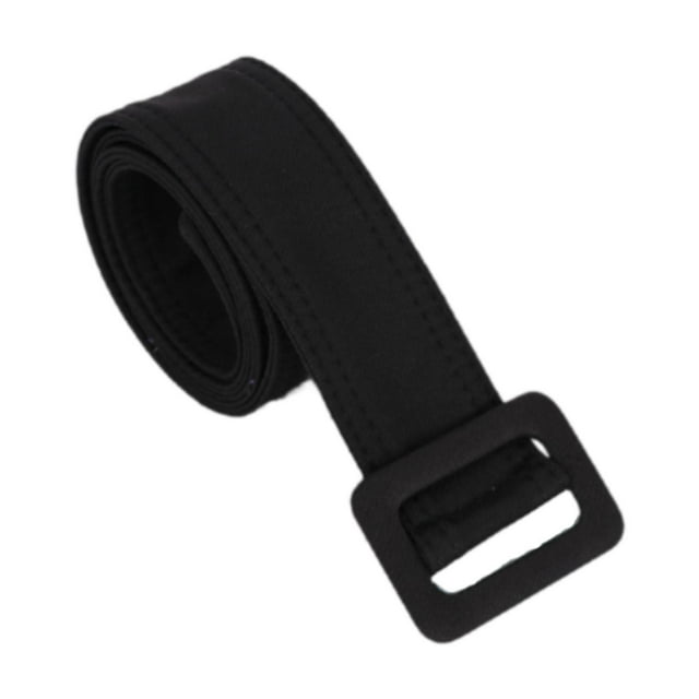 Cinturón de gabardina Cómodo cinturón ancho para ir de compras Vestido Abrigo Delgado Negro