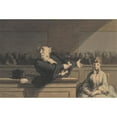 thumbnail image 3 of Honoré Daumier 18x13 Black Modern Framed Museum Art Print Titled - The Defender (Counsel for the Defense) (C. 1862-1865), 3 of 5