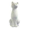 thumbnail image 1 of Lampe de table lumineuse Simple Designs en porcelaine en forme de chat Kitty Cat, 1 of 6