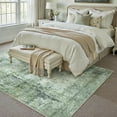 thumbnail image 3 of x Washable Area Rug for Living Room Bedroom Grey Neutral Carpet Low Pile Soft Thin Tapis Salon Abstract Modern Vacuumable Lightweight Large Throw Rug for Dining Room Kitchen, 3 of 9