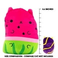 thumbnail image 2 of Cats Vs Pickles - Jumbo - Water-Meow-Lon - 8.6" Super Soft and Squishy Stuffed Bean-Filled Plushies - Great Toys for Kids Age 5-7. Collect These as Desk Pets or Sensory Toys., 2 of 3