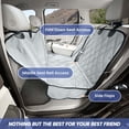thumbnail image 4 of 4Knines Dog Seat Cover with Hammock for Fold Down Rear Bench Seat, Heavy Duty, Black, 4 of 10