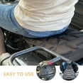 thumbnail image 3 of unbranded Asiento Acolchado Negro Para Motocicleta Atv Con Resistente Y Transpirable, 3 of 8