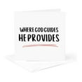 thumbnail image 5 of 3drose, Where God Guides He Provides Christian Sayings, 12 Greeting Cards with Envelopes, 5 of 7