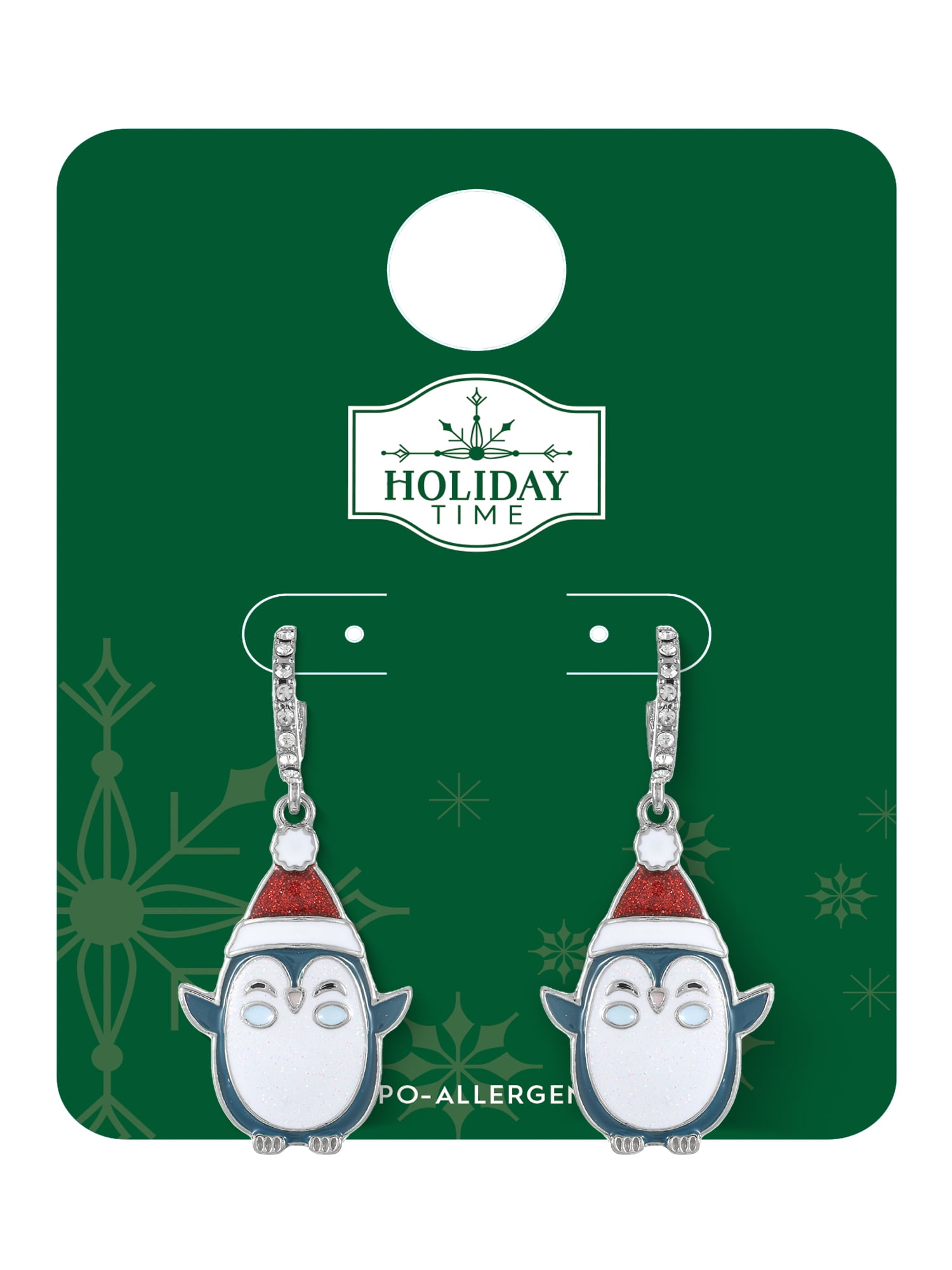 Holiday Time Penguin Earrings, 1 Pair