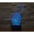 thumbnail image 4 of YSITIANNA 3D Abstract Night Light Touch Switch Decor Table Desk Optical Illusion Lamps 7 Color Changing Lights LED Table Lamp Xmas Home Love Birthday Children Kids Decor Toy Gift STNL#3526, 4 of 5
