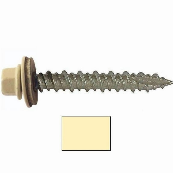 Hillman Fasteners 250499 LB 10 x 1 in. Metal to Wood Self-Drilling Roofing Screws  Ivy