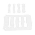 thumbnail image 1 of de plantillas acrílicas de material cuero de 4 formas, kit de plantillas de llavero, artesanía de material cuero, hecho , , DIY para colgantes, Numero 3, 1 of 9