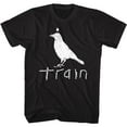 thumbnail image 1 of Train White Crow Logo Black Adult T-Shirt, 1 of 2