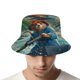 thumbnail image 4 of Oso Paddington Sombrero bucket para adultos, gorra de protección solar, sombrero de pescador plegable para viajes al aire libre, pesca y actividades de verano, 4 of 6