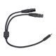 thumbnail image 4 of Cable Adaptador Divisor JORINDO Doble XLR Hembra a 3,5 mm 1/8 Pulgada, 4 of 12