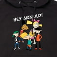 thumbnail image 3 of Hey Arnold! - Group Shot - Men's Pullover Hooded Fleece Sweatshirt, 3 of 5