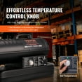thumbnail image 5 of VEVOR Kerosene Forced Air Heater, 70000 BTU Portable Torpedo Diesel Space Heater with Thermostat, 5 Gallon Tank Energy-Efficient heavy-duty Heater, for Indoor Outdoor Use Workshop Industry, 5 of 9