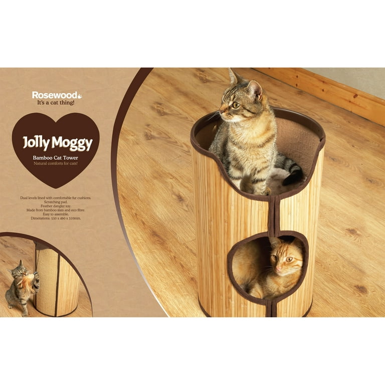 Rosewood Pet Bamboo Tower Cat Furniture Walmart