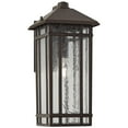 thumbnail image 4 of Kathy Ireland Sierra Craftsman 16 1/2" High Farmhouse Rustic Outdoor Wall Light Fixture Mount Set of 2 Oil Rubbed Bronze Finish, 4 of 7