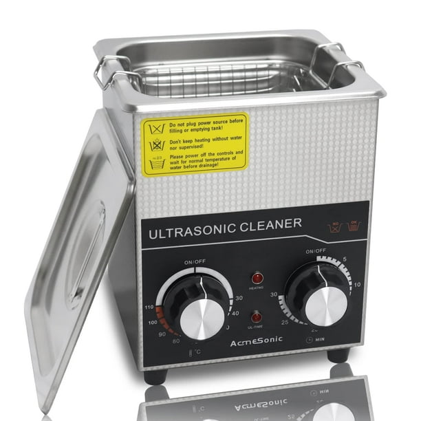 ACMESONIC Ultrasonic Cleaner 2L with Mechanical Timer Heater 2l