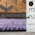 thumbnail image 3 of Jaipur Art And Craft Braided Reversible Indoor Carpet Runner Blue Jute Area Rug (3x12 Sq ft), 3 of 6