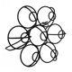 thumbnail image 5 of FENGGUIQU Estante Metálico Negro Con Para Exhibición Y Orden, 5 of 8