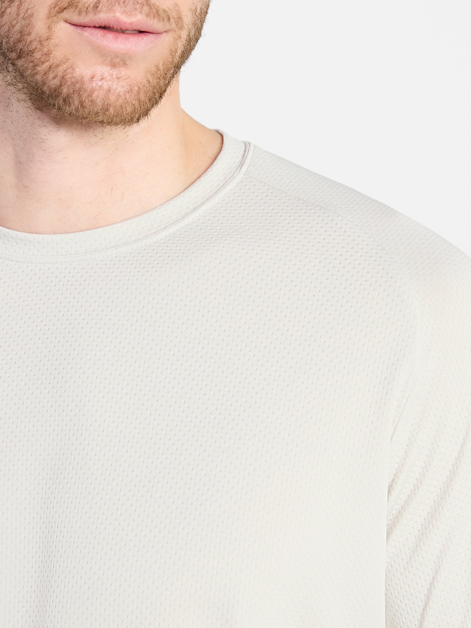 Athletic Works Men's and Big Men's DriWorks Mesh Tee with Short Sleeves, Sizes XS-5XL