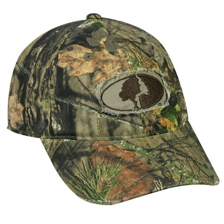 Mossy Oak Country Camo Frayed Patch Logo Hunting Hat