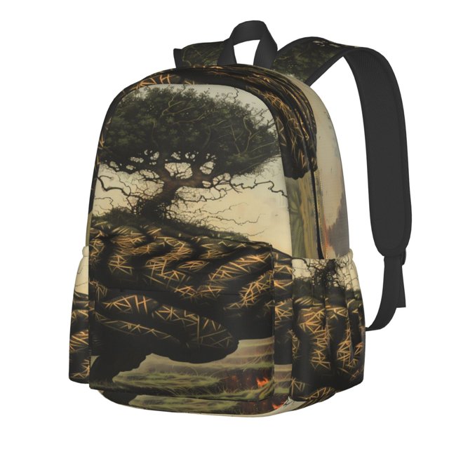 Disketp Surreal Brain Tree Mochila Escolar de Gran Capacidad y Peso Ligero, Mochila de Viaje Ideal para Escuela, Trabajo y Uso Diario, Cómoda y con Estilo