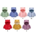 thumbnail image 3 of Baby Boys Girls Winter Coats Hoods Light Puffer Down Jacket Outwear 1-2 Years, 3 of 11