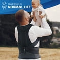 thumbnail image 6 of ORTONYX Back Brace Posture Corrector Clavicle and Shoulder Support for Men and Women, Upper and Lower Back Pain Relief - Scoliosis, Hunchback, Hump, Thoracic, Spine Corrector/8247, 6 of 6
