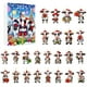 thumbnail image 2 of Calendario de Adviento de Navidad 2024 | Calendario de cuenta regresiva de 24 días con adornos de vacas | Figuras de vacas de plástico y accesorios colgantes, 2 of 9