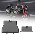 thumbnail image 3 of Radiator Grille Guard, 2 PCS High Strength Motorcycle Radiator Grill Protector Stainless Steel Porous Black Rust Proof  for Motorbike, 3 of 7