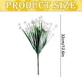 thumbnail image 5 of Artificial Camellia Flowers, Long Floral Stems for Tall Vases, Plastic Artificial Flowers, Muilti Color Faux Flowers Bouquets for Centerpieces, Wedding, Home & Office Party Decor(White), 5 of 5