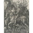 thumbnail image 3 of Albrecht Dürer 19x24 Black Modern Framed Museum Art Print Titled - Knight, Death and the Devil (1513), 3 of 5