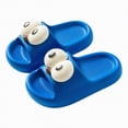 thumbnail image 4 of HCNTES Children Spring Summer Play Sandals Soft Comfortable Non-Slip Slides for Kids Indoor Outdoor Pool Beach Fun(Z01-Blue,13), 4 of 6