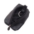 thumbnail image 2 of Unisex Leather Key Case Wallet Pouch Bag Keychain Holder with Key Ring Zipper, 2 of 4