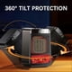 thumbnail image 4 of 3D Dynamic Flames Heater with Thermostat - 1500W Portable Space Heater Warm Air Heater with Ambient Lighting, 4 of 5