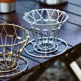 thumbnail image 7 of Bincoo Collapsible Outdoor Pour Over Coffee Dripper Filter Holder,Portable Stainless Steel Reusable Coffee Dripper,Suit for Cake Filter and V60 Fiter (Steel), 7 of 7