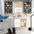 thumbnail image 3 of XBoard Magnetic whiteboard 36 x 24 - Combo Whiteboard Dry Erase Board Cork Board 36 x 24, 3 of 8