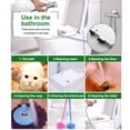 thumbnail image 3 of Mujer bidet rociador de mano higiénico paño grifo ducha cabeza mejora doméstico limpiar hotel agua pulverizador accesorio accesorio pulverizador manguera Inevent HA012655-02, 3 of 7